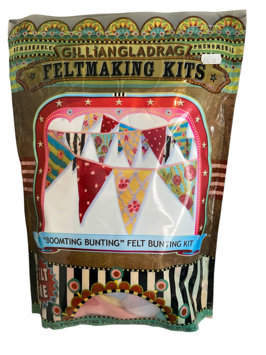 Gilliangladrag "Booming Bunting" Felting Kit