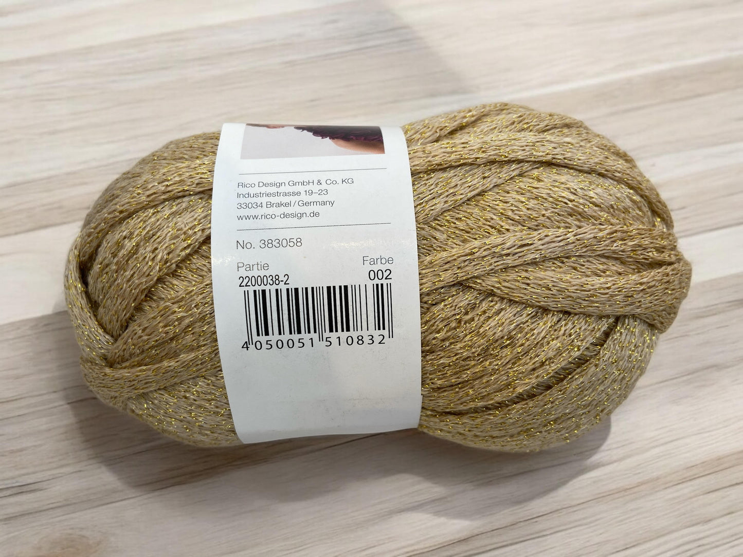 Rico Can Can Disco Synthetic Scarf Knitting Yarn