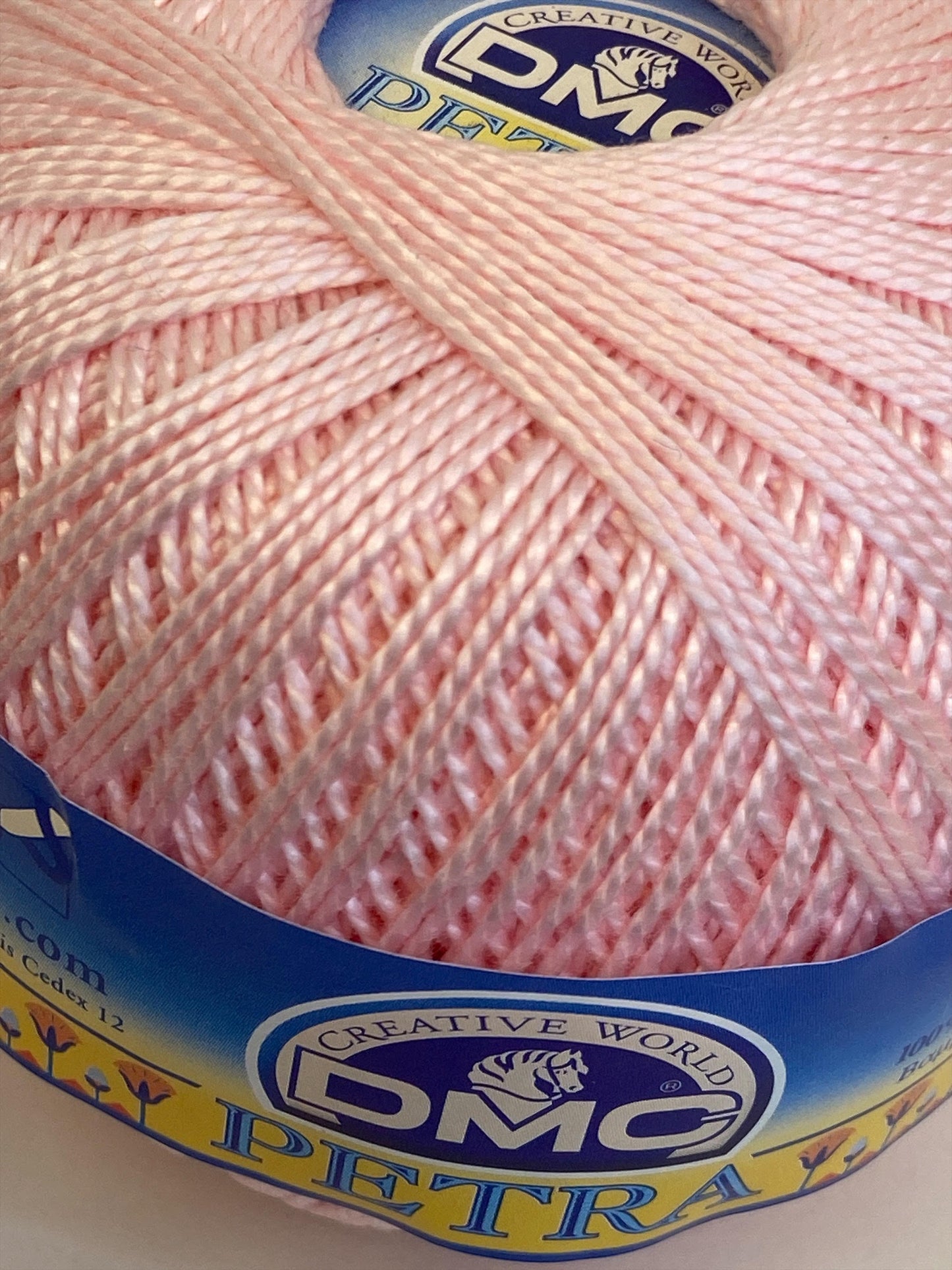 Petra Classic Fine Crochet and Knitting Thread Yarn in Pink