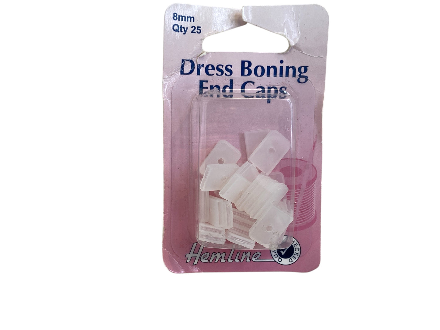 Dress Boning End Caps: 8mm