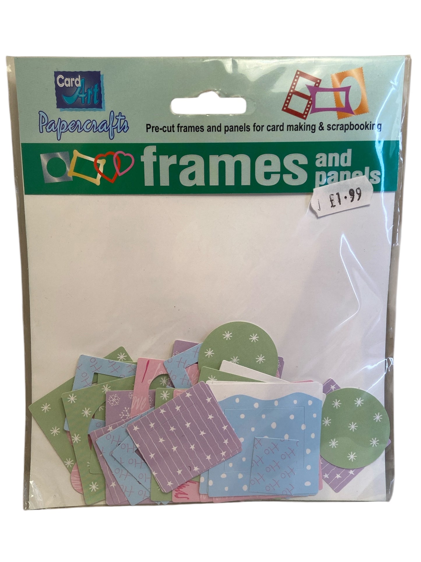 Pastel Christmas Frames and Panels Cut-outs