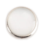 Snap Fasteners: Fashion: Solid Top: 11mm: Pearl: 6 Sets