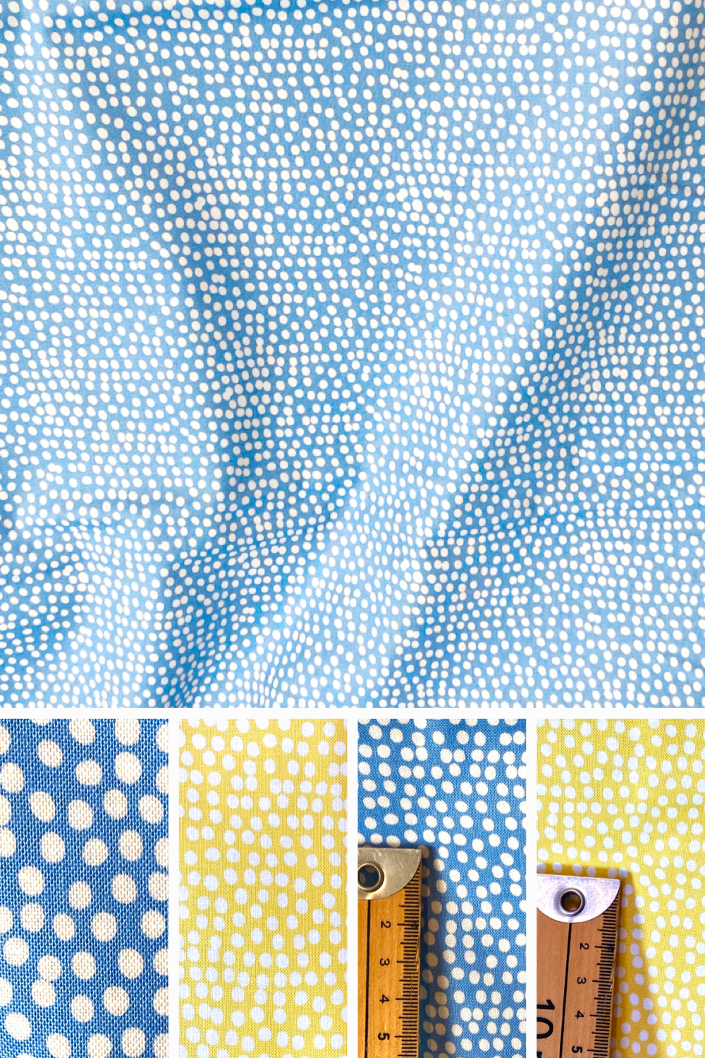 Flurry - Sky Blue Fabric by Dashwood