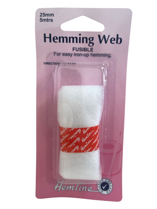 Hemming Web: Fusible: 5m x 25mm