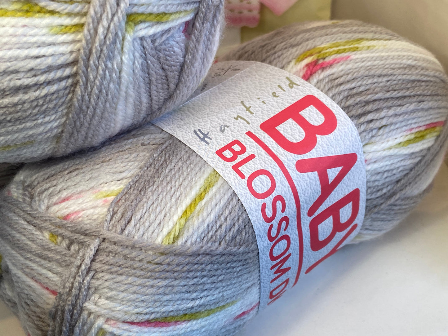 Hayfield Baby Blossom DK Birth to 7 years Cardigan Pattern and Wool Knitting Set