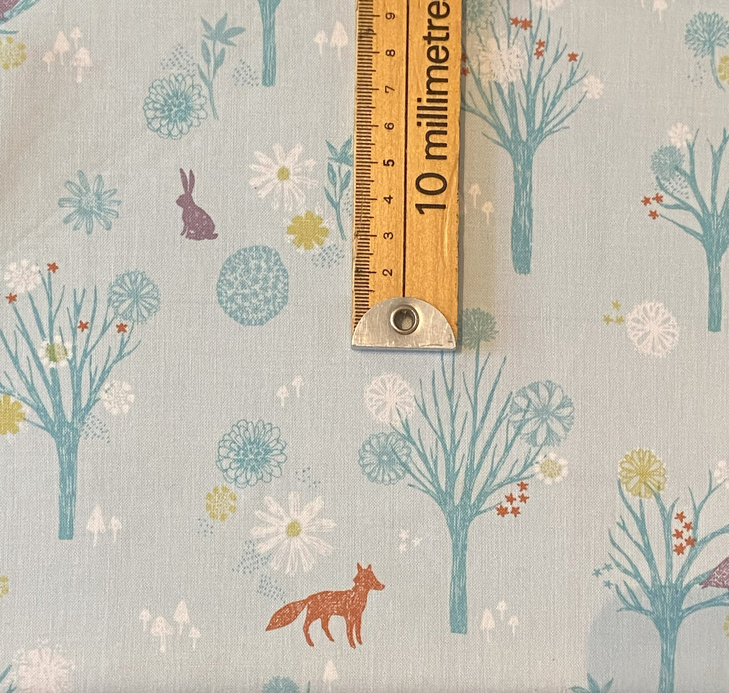 Wildwood Blue Teal Fabric