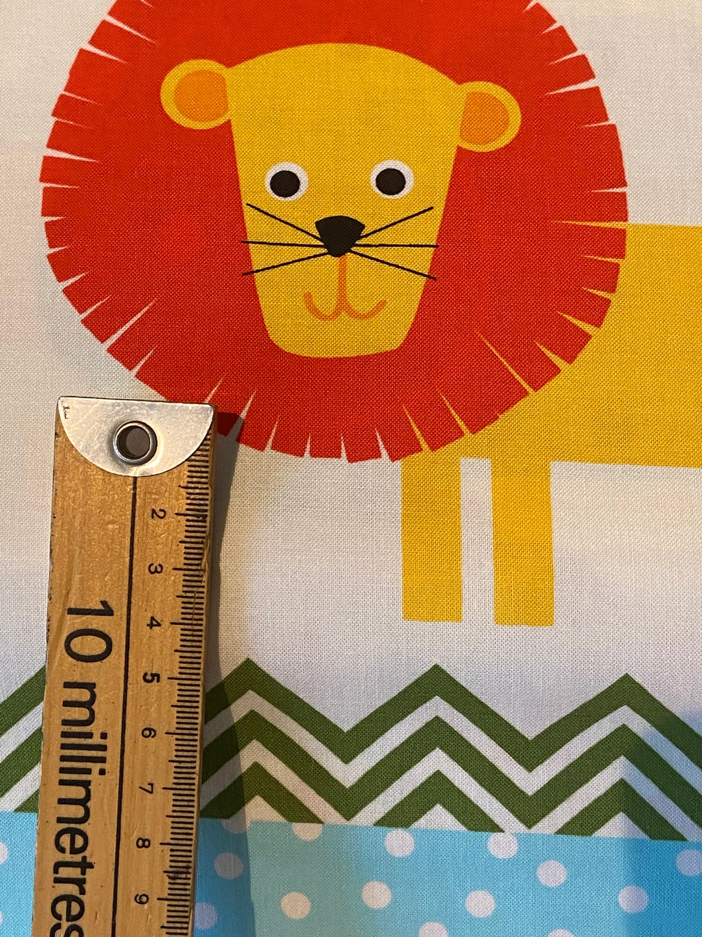 Urban Zoologie Large Zoo Animal Print Quilting Panel - Last Piece 1.5 Metres