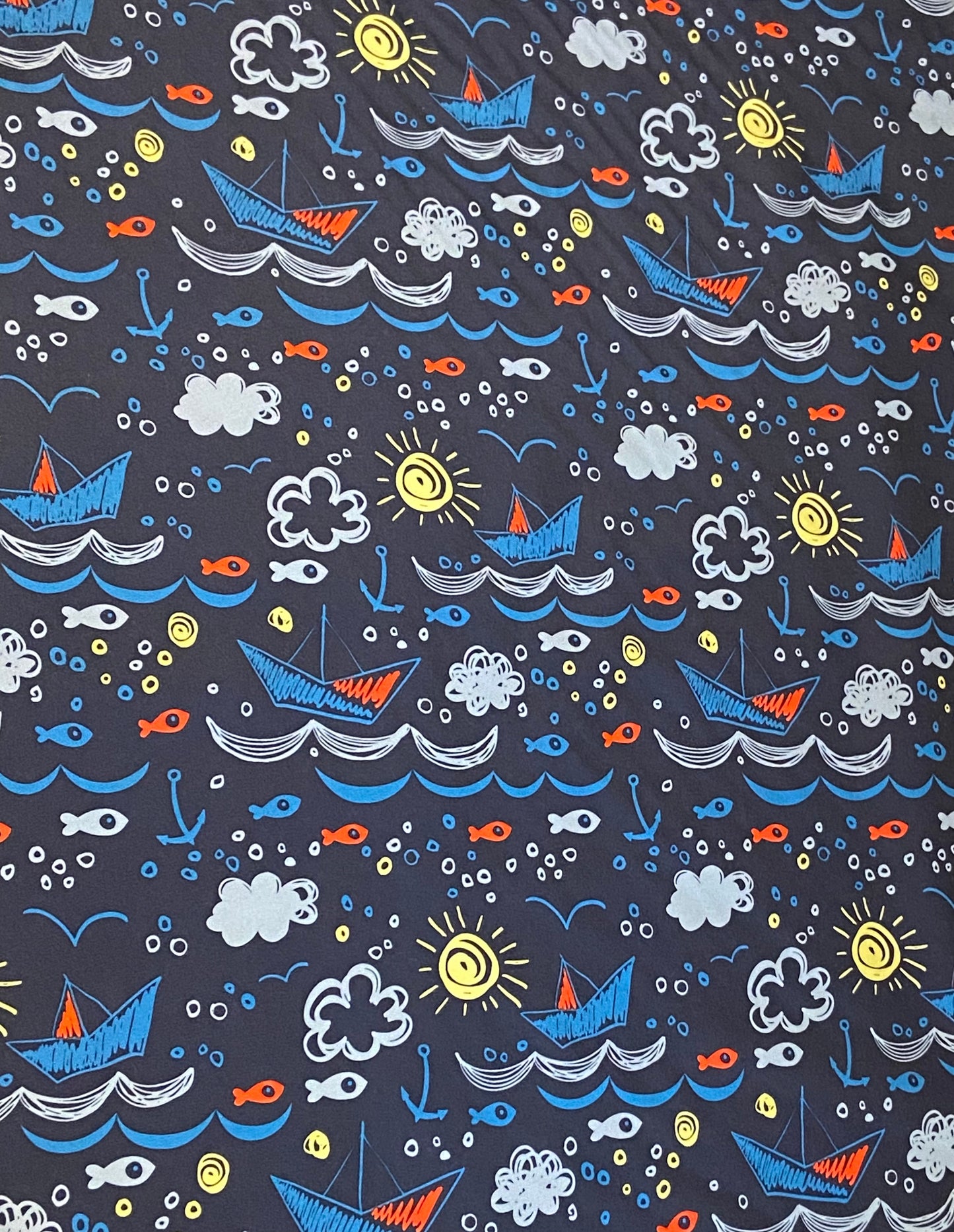 Navy Seaside Softshell Fleece - Last Remanent