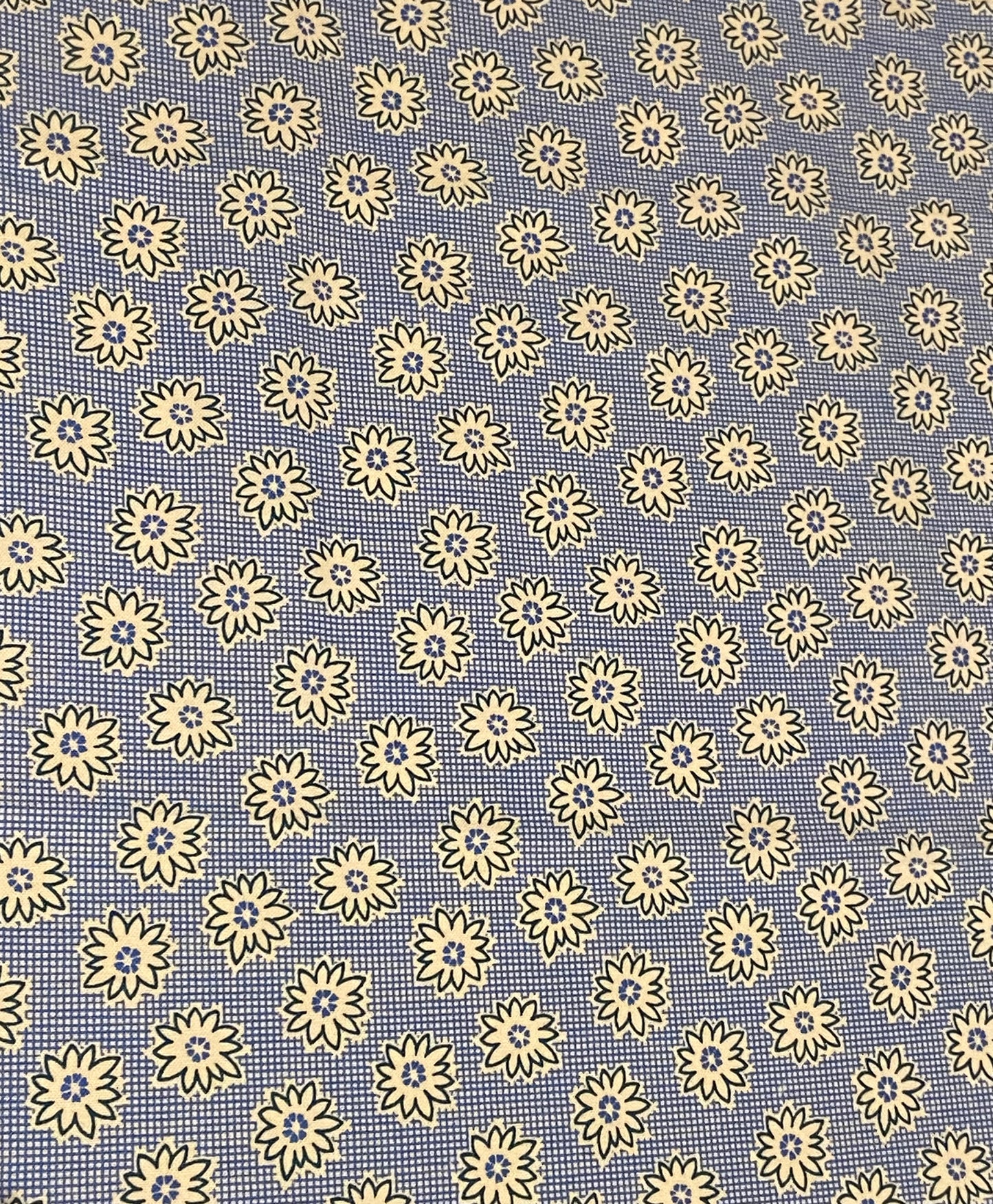 Blue Daisy 1930s 108" Quilt Backs - Fat Quarter