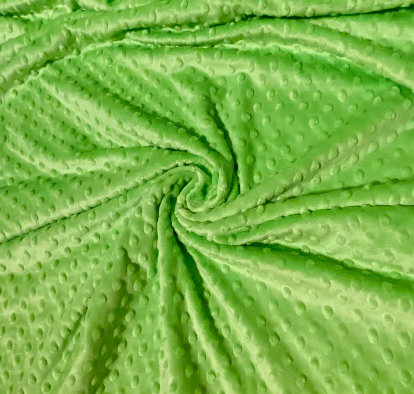 Minky Dimple Fleece - Dark Lime