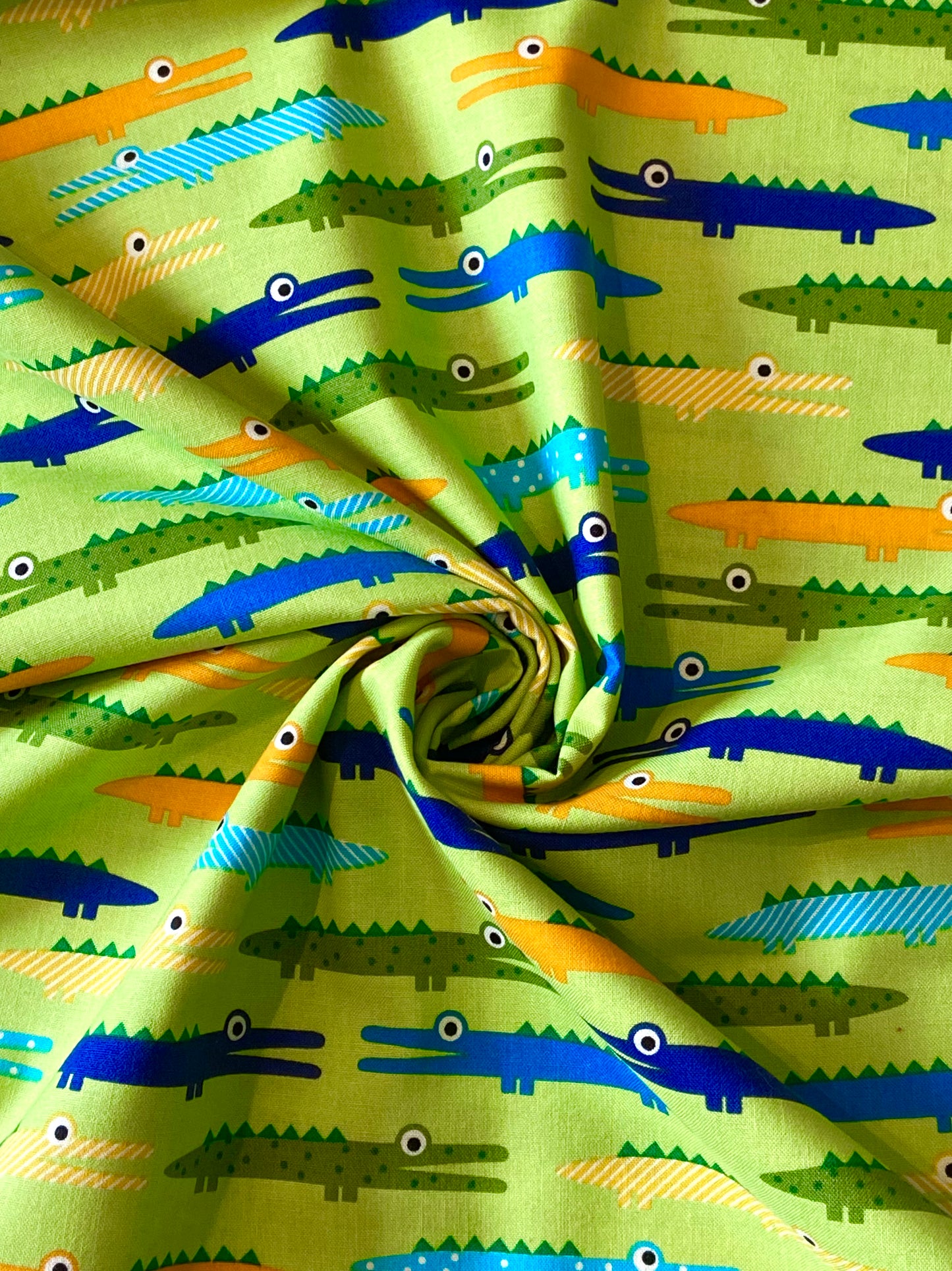 Urban Zoologie, Park - Crocodile Fabric