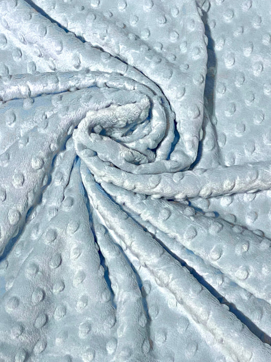 Minky Dimple Fleece in Baby Blue