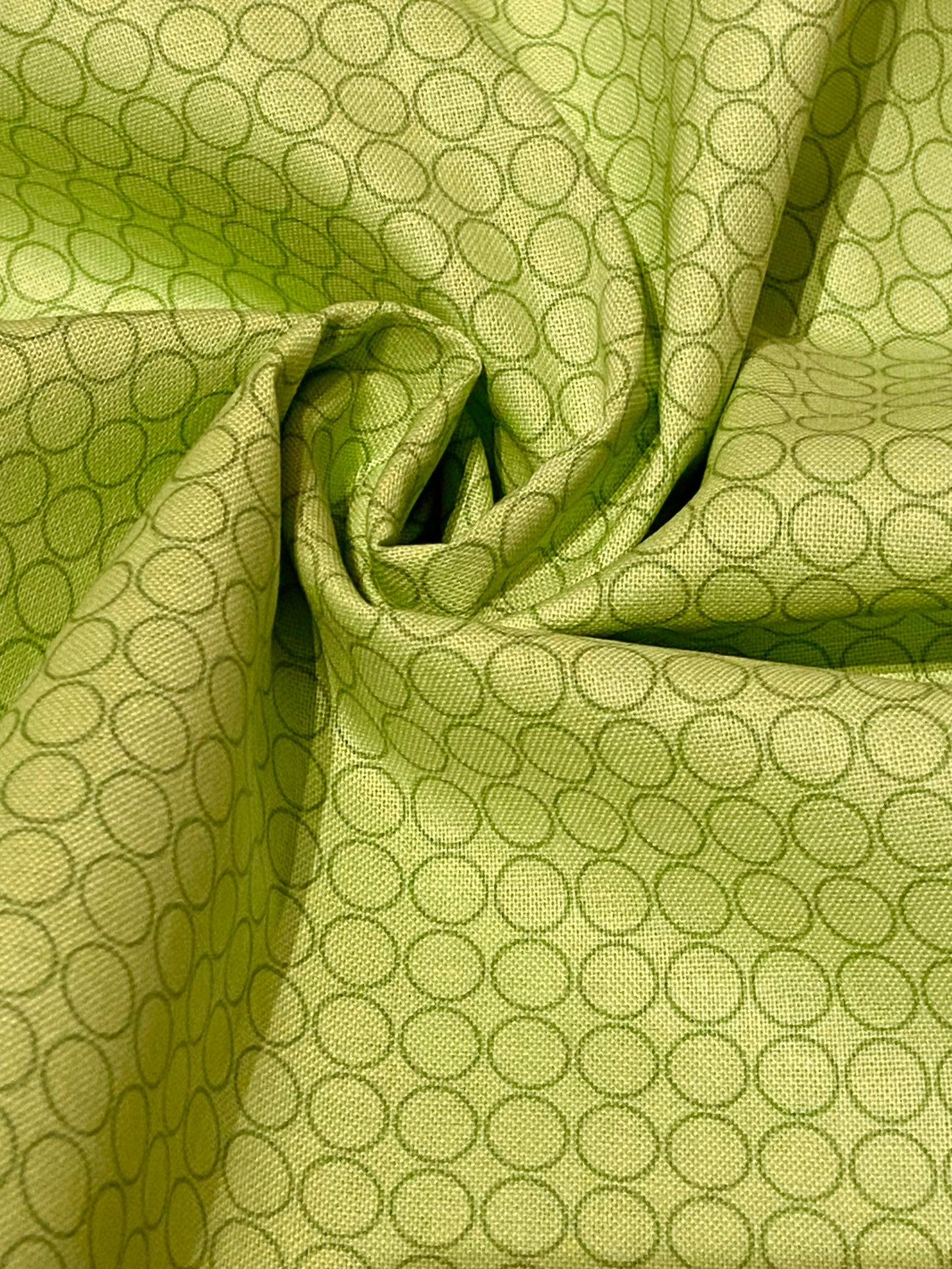 Spot On Fabric Chartreuse Lime Green