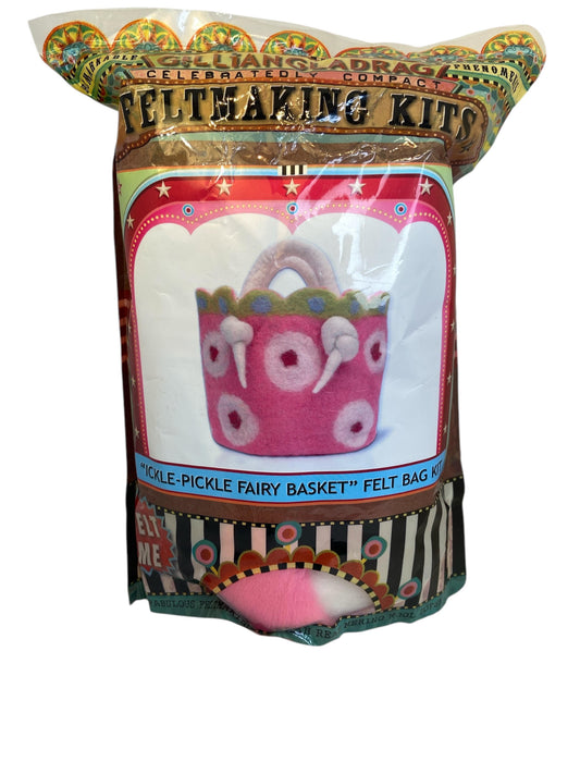 Gilliangladrag Felt Making Kit - ''Ickle-Pickle Fairy Basket"