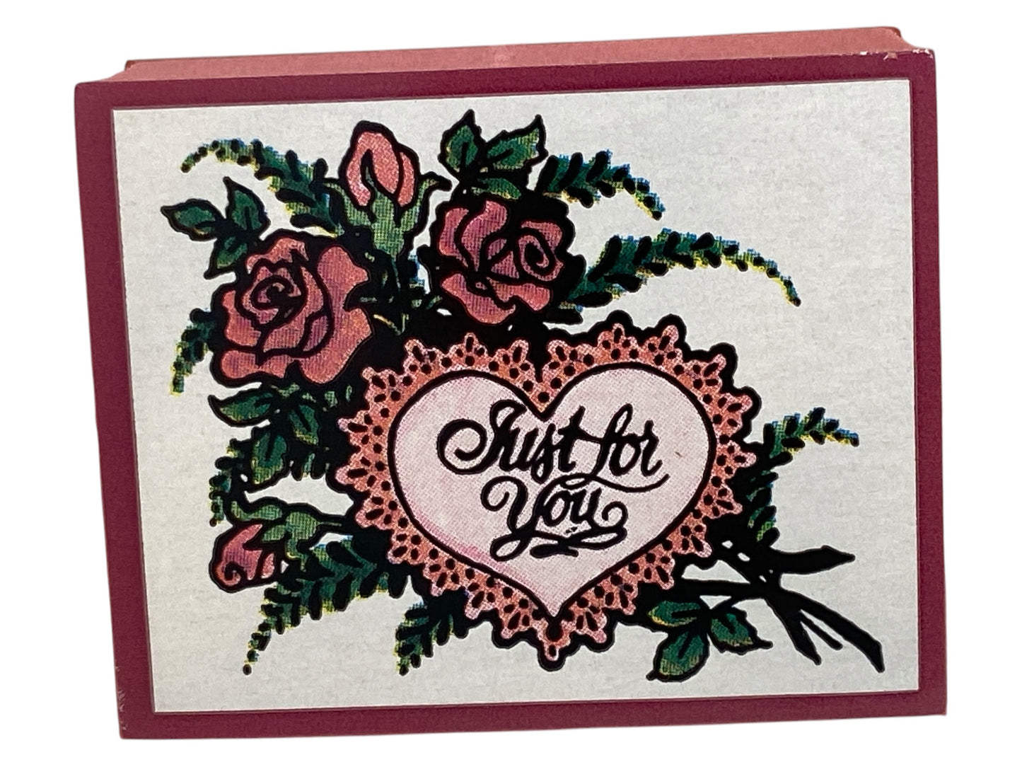 'Just For You' Rubber Stamp