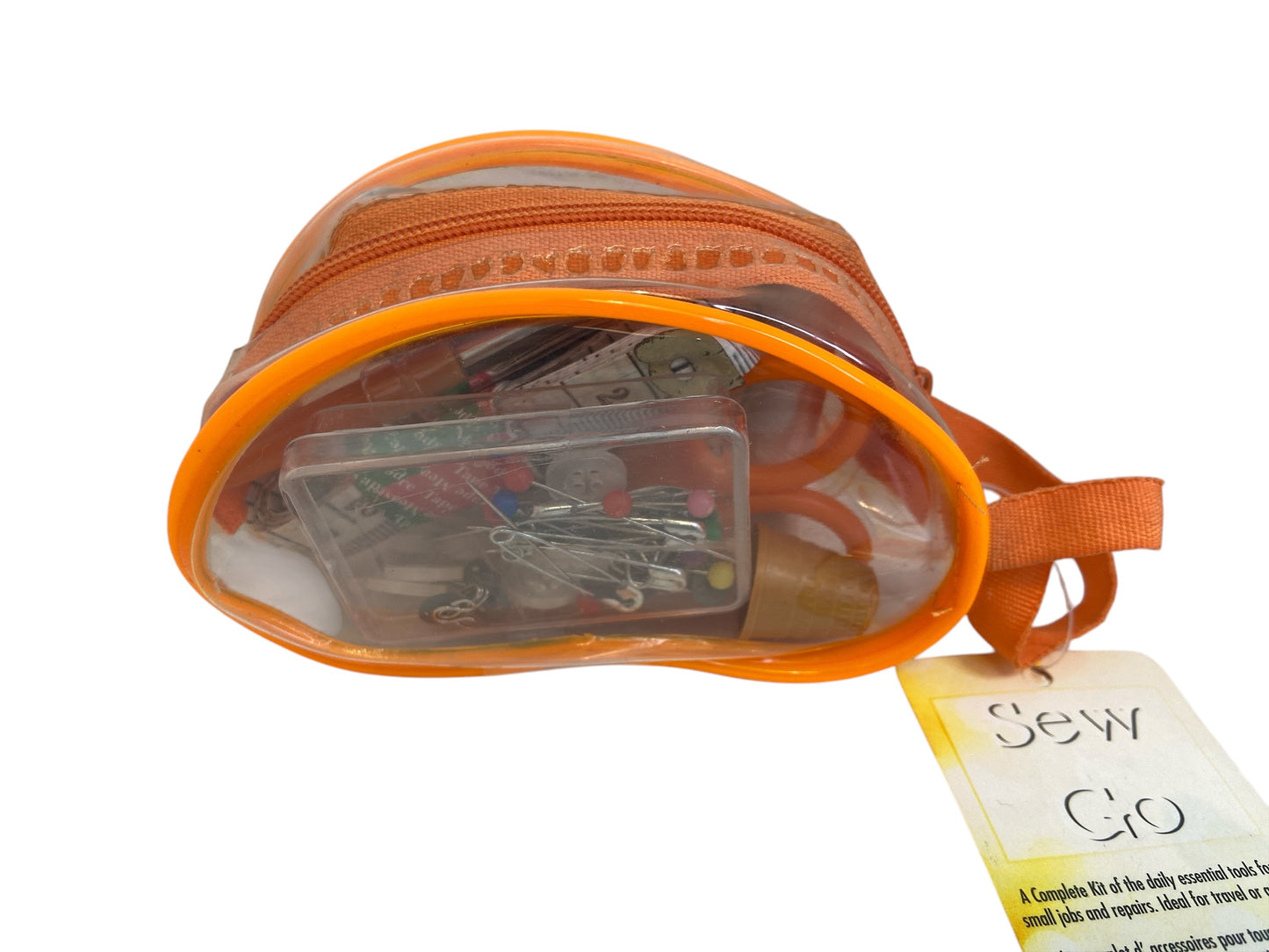 Travel Sewing Kit in Orange