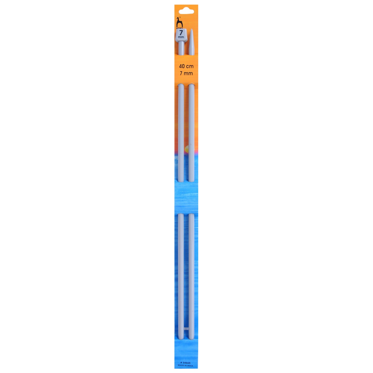 Pony Single Point Knitting Needles 40cm (3.25mm - 20mm)