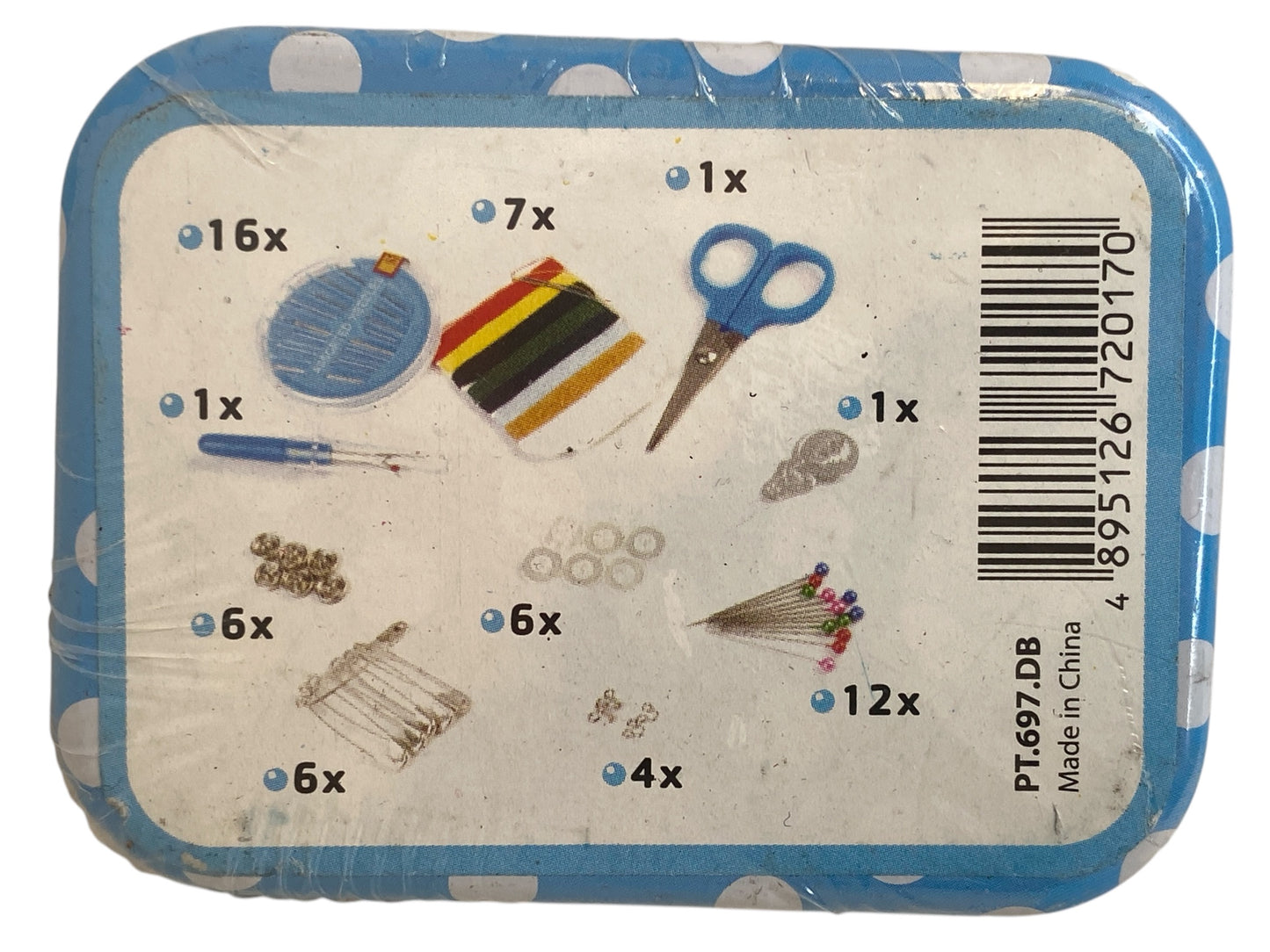 Travel Sewing Kit Tin