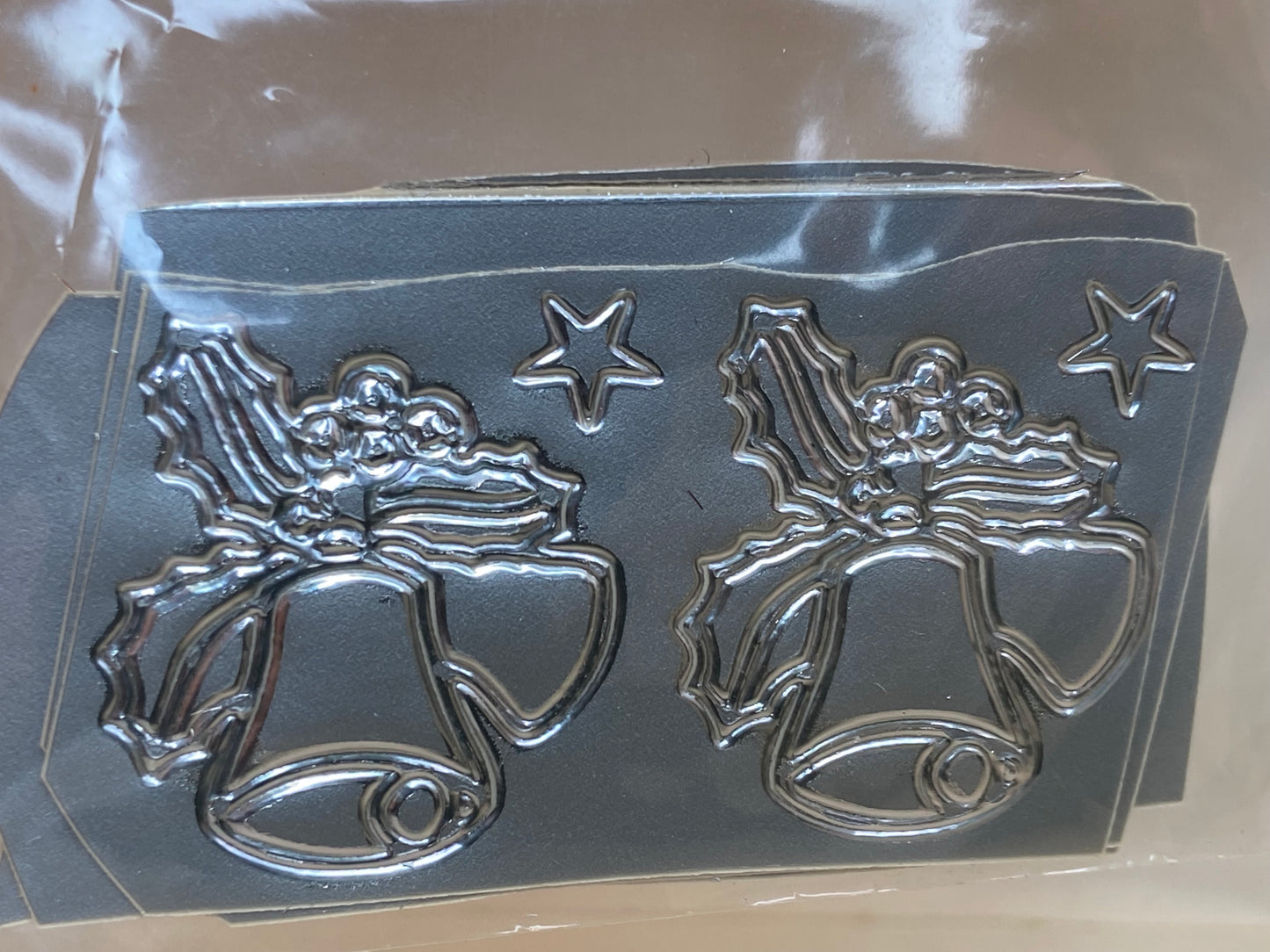 Christmas Bells Stickers (Pack of 10) - Various Colours