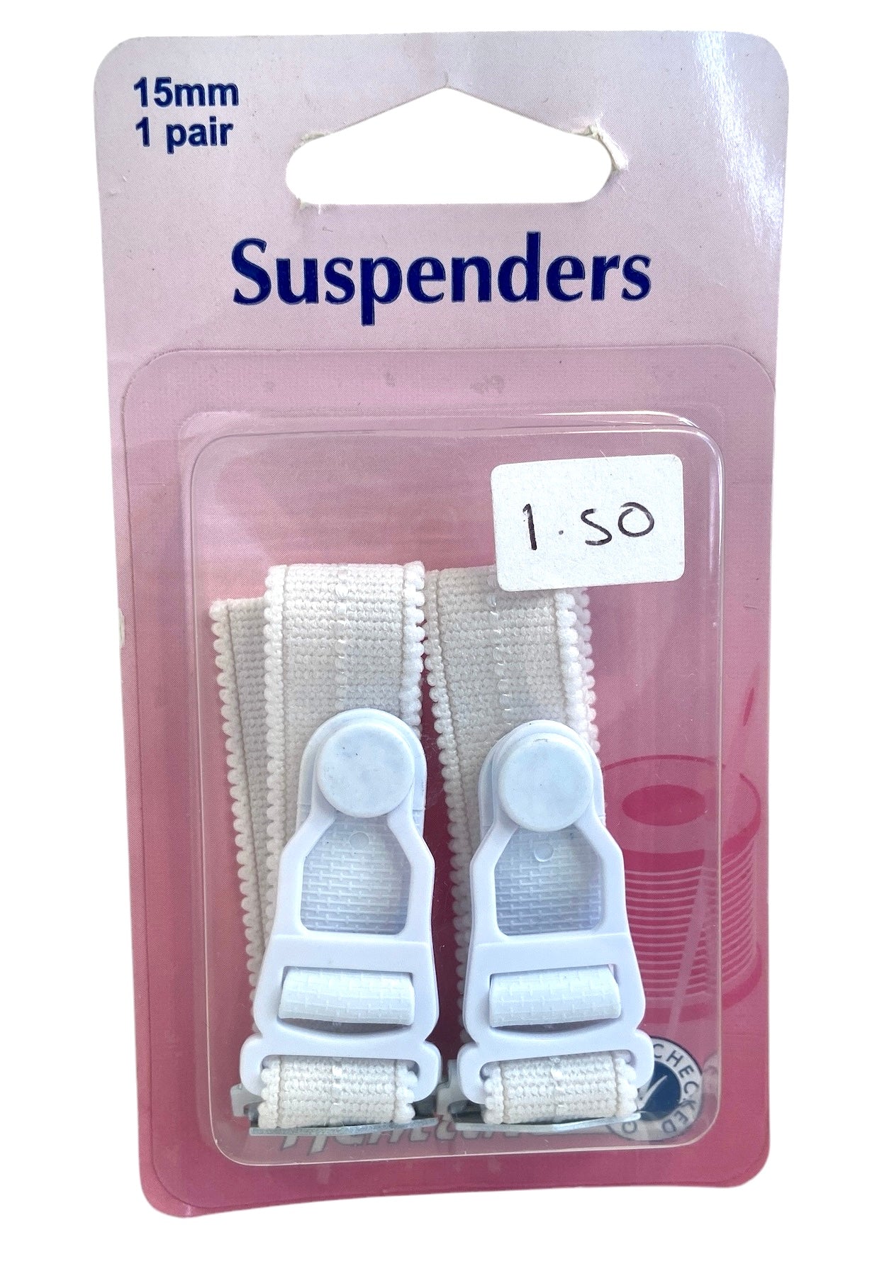 Suspenders: White - 15 x 170mm