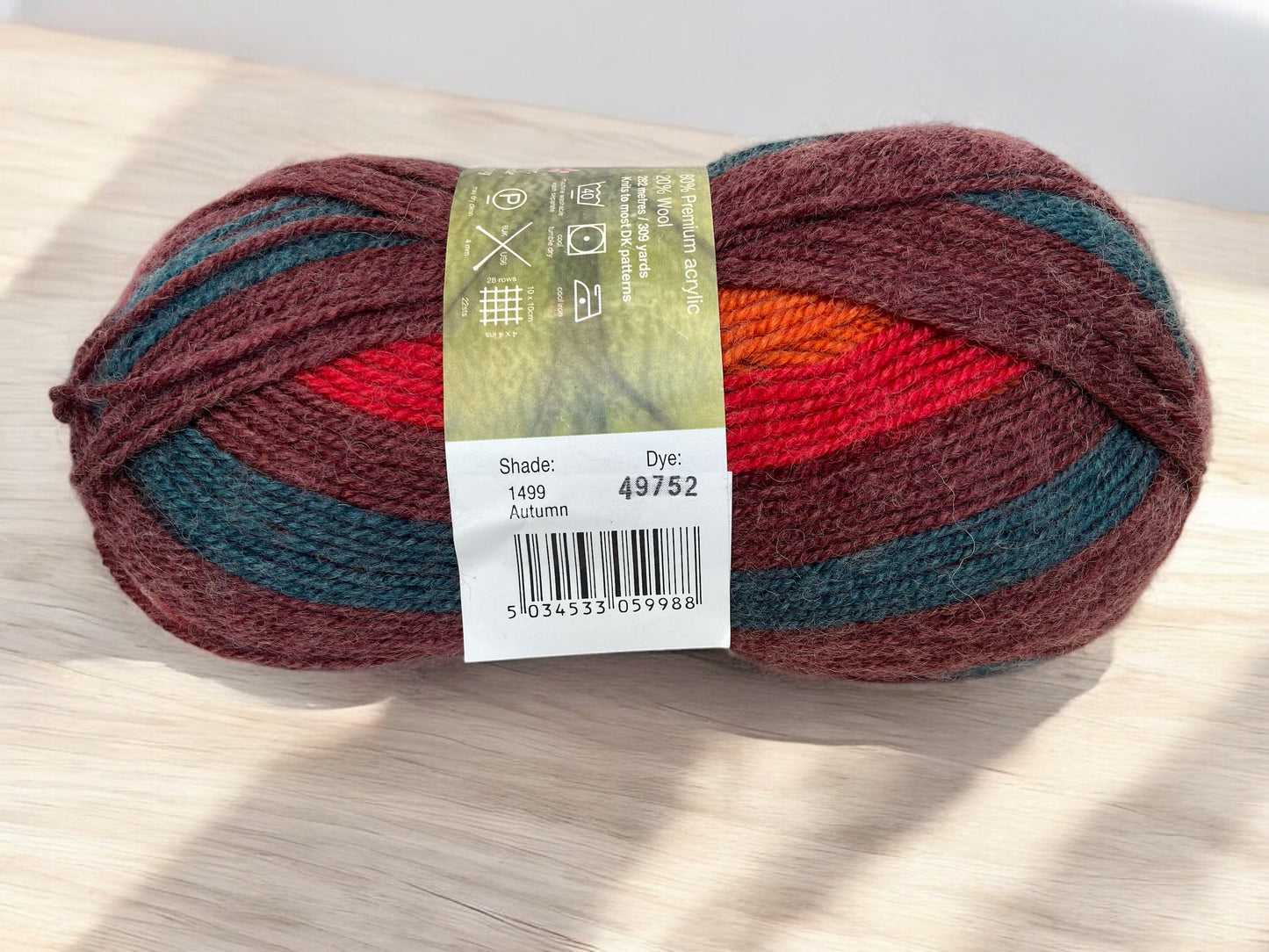 Vision Double Knit Acrylic Yarn with Wool by Stylecraft