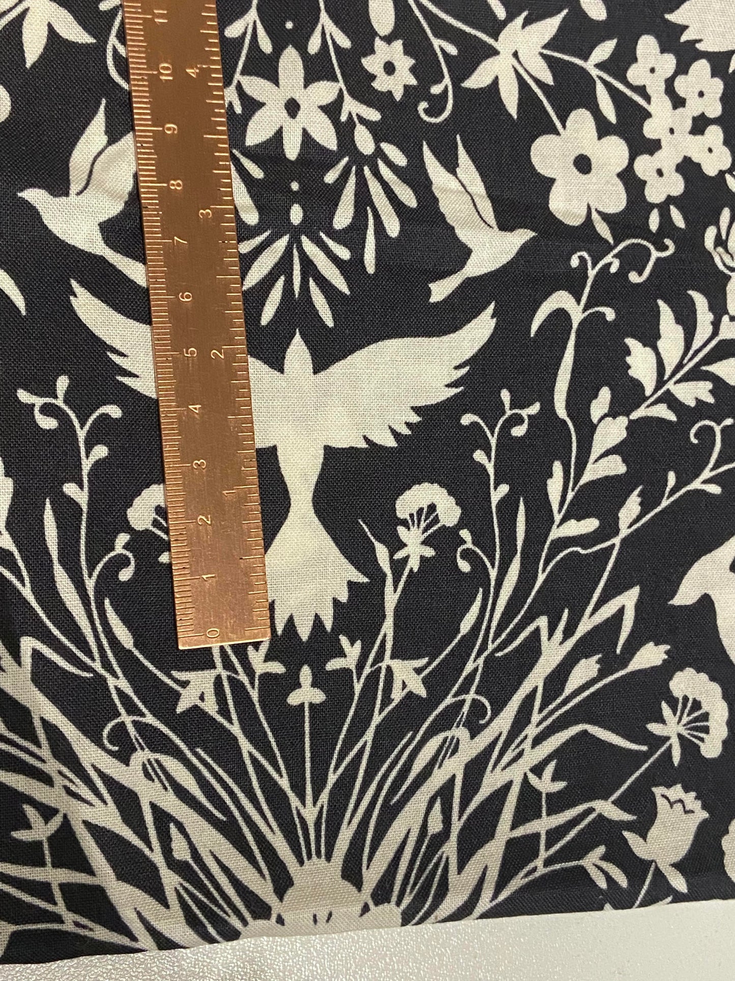 Black and White Print Fabric