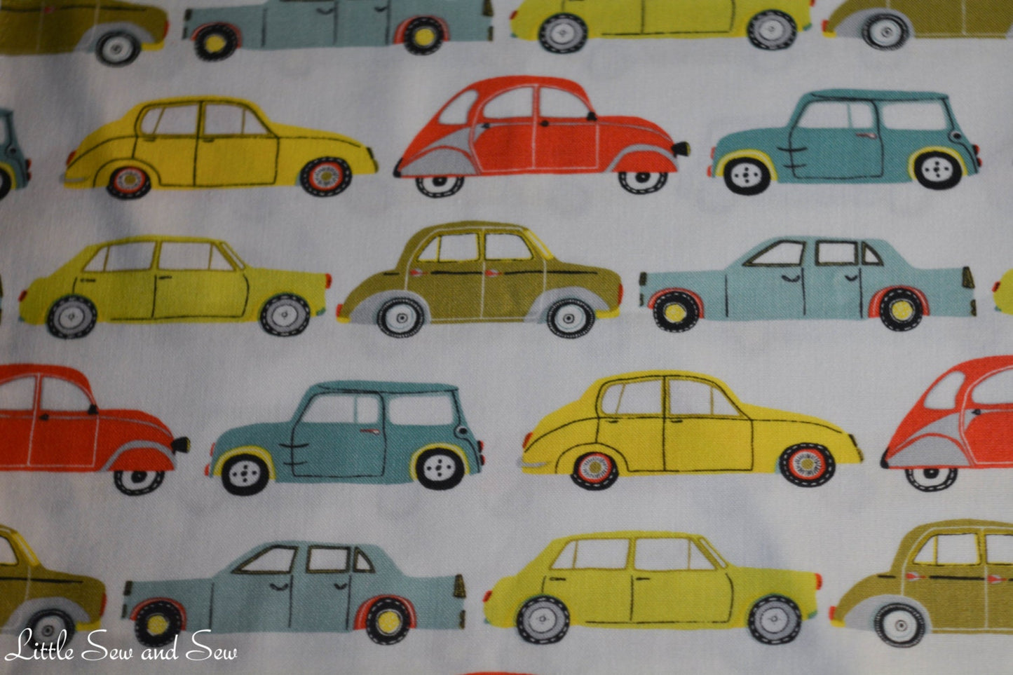 Classic Cars Fabric