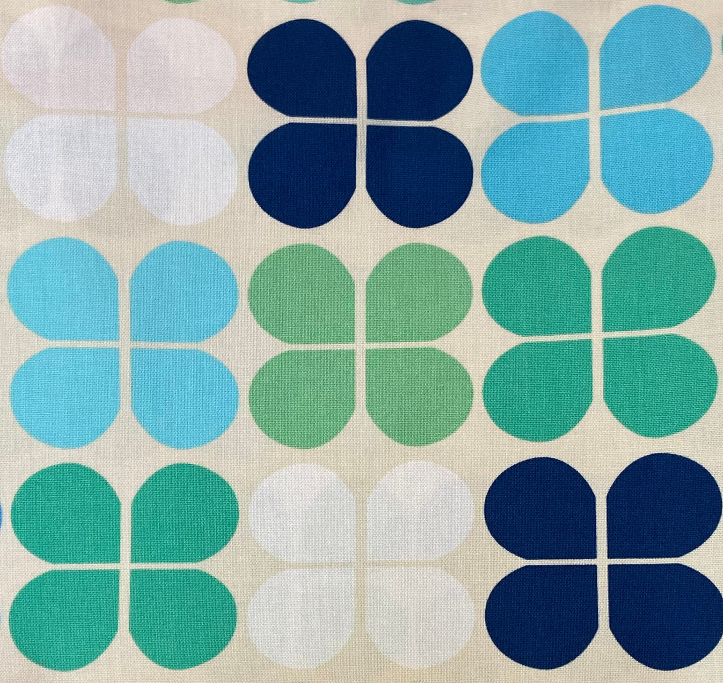 Geo Pop Canvas - Lagoon by Emmle K for Robert Kaufman