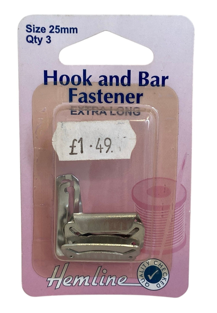 Hook and Bar Fasteners