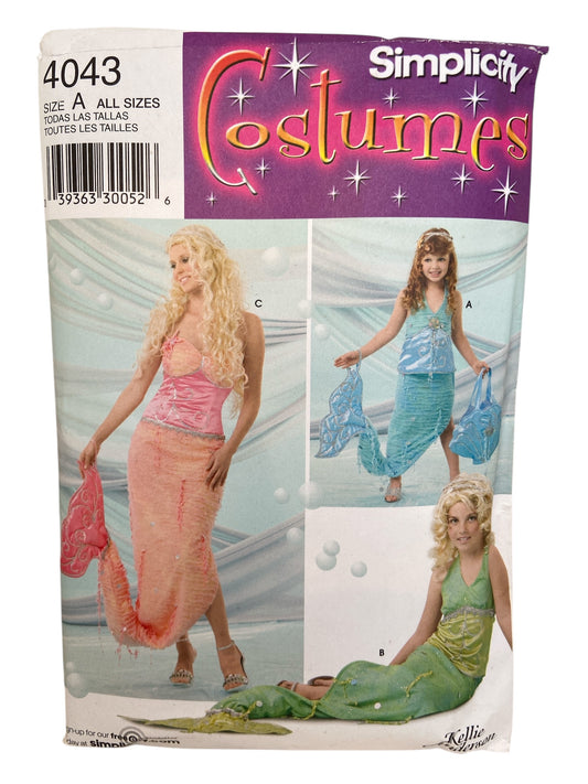 Mermaid 4043 Size A - Simplicity Costumes