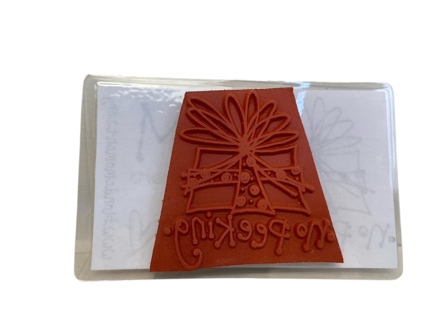 No Peeking Christmas Stamp by Blonde Moments