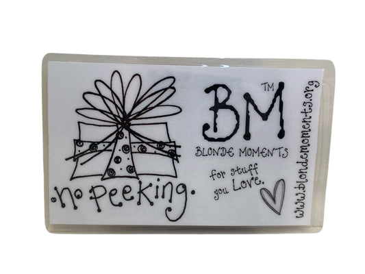 No Peeking Christmas Stamp by Blonde Moments