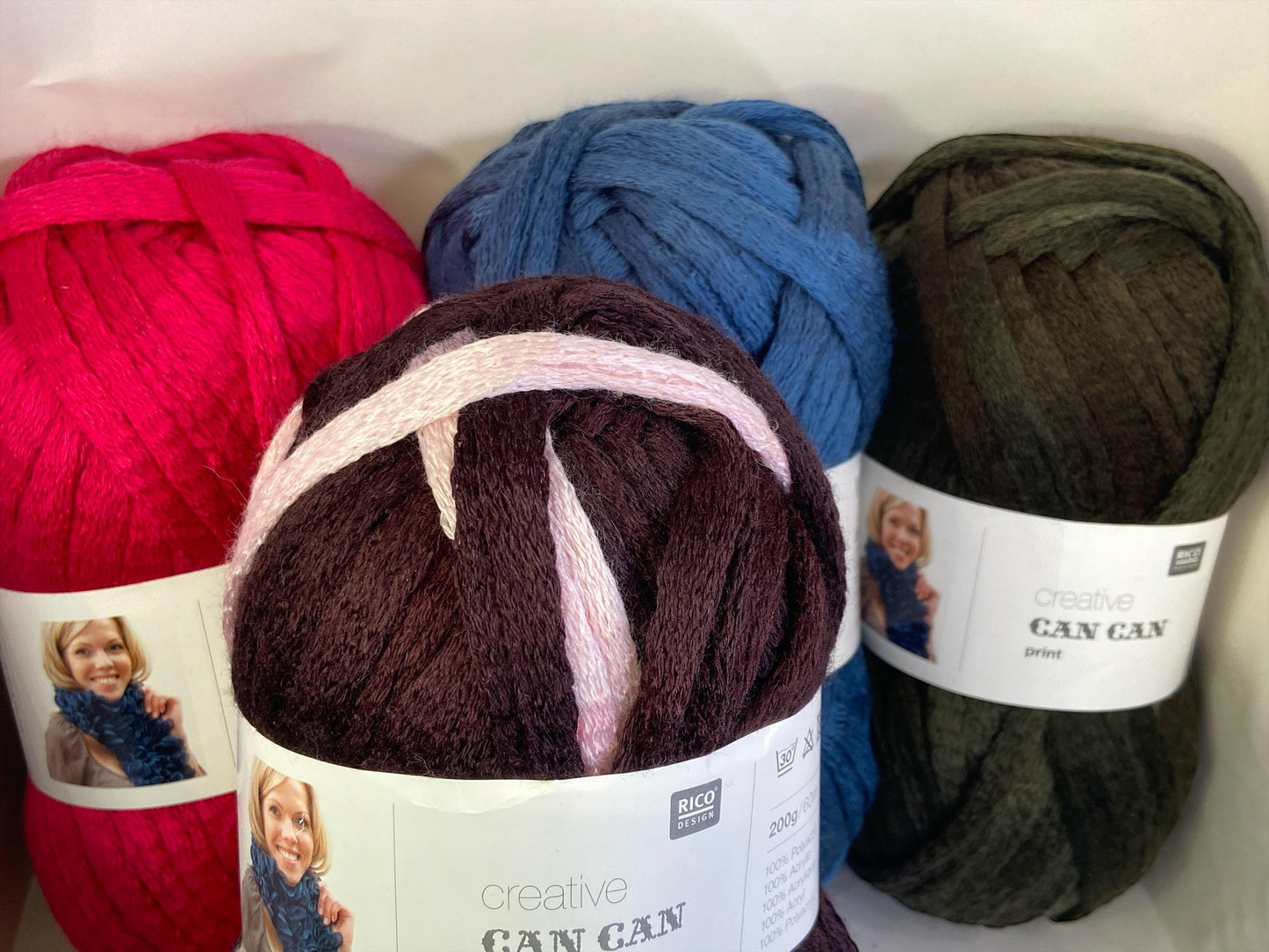 Rico Creative Can Can 100% Acrylic Scarf Yarn