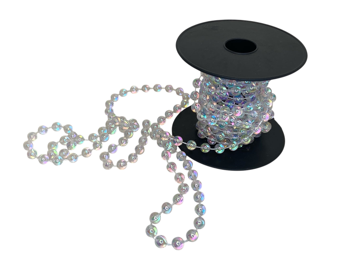 Iridescent Beaded String in Clear