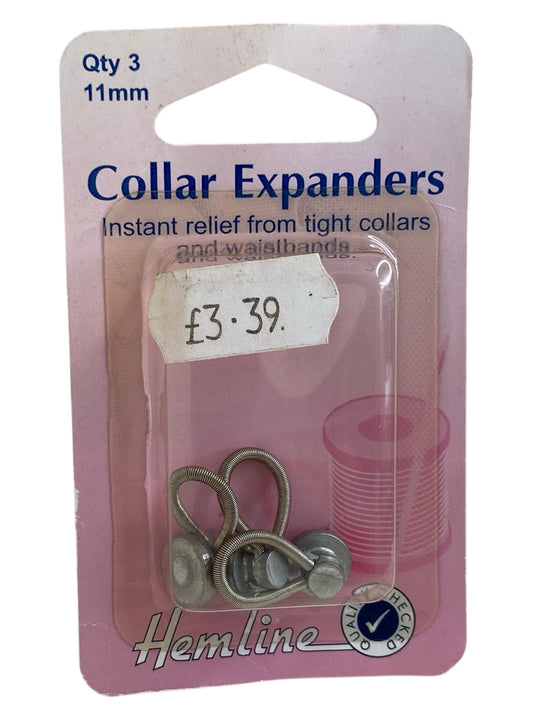 Collar Expanders: Metal - 11mm - 3pcs