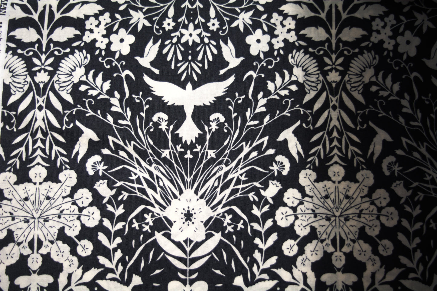 Black and White Print Fabric