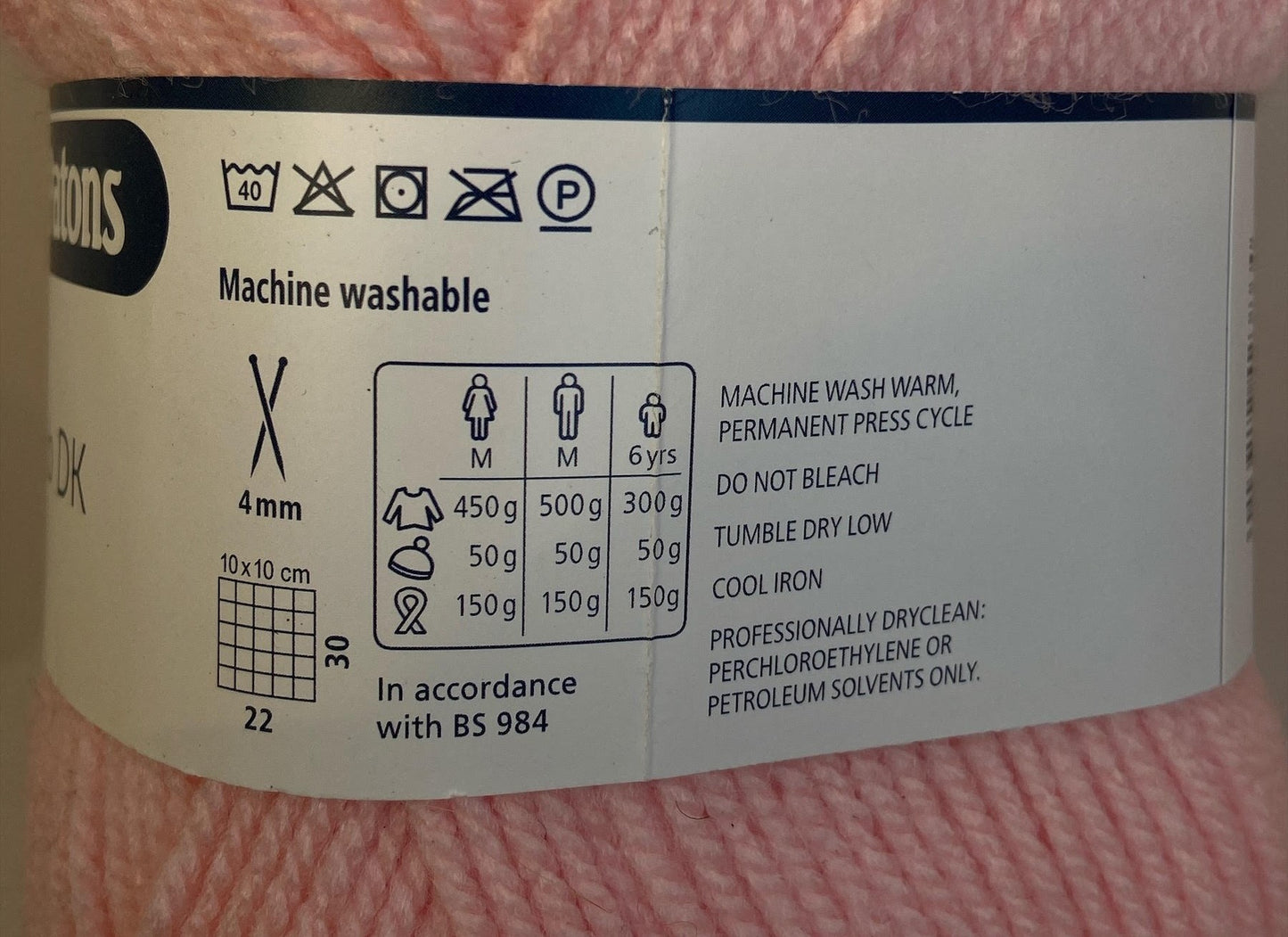 Patons Fab DK Double Knit 100% Acrylic Yarn