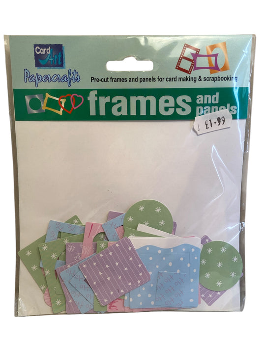 Pastel Christmas Frames and Panels Cut-outs