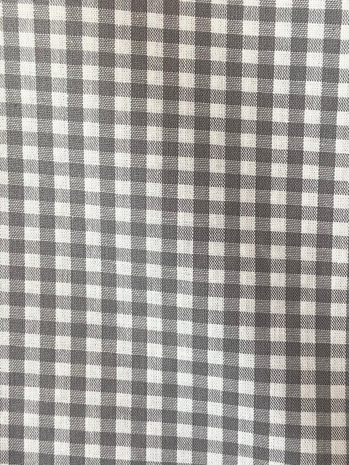Gingham Pattern Lightweight Cotton