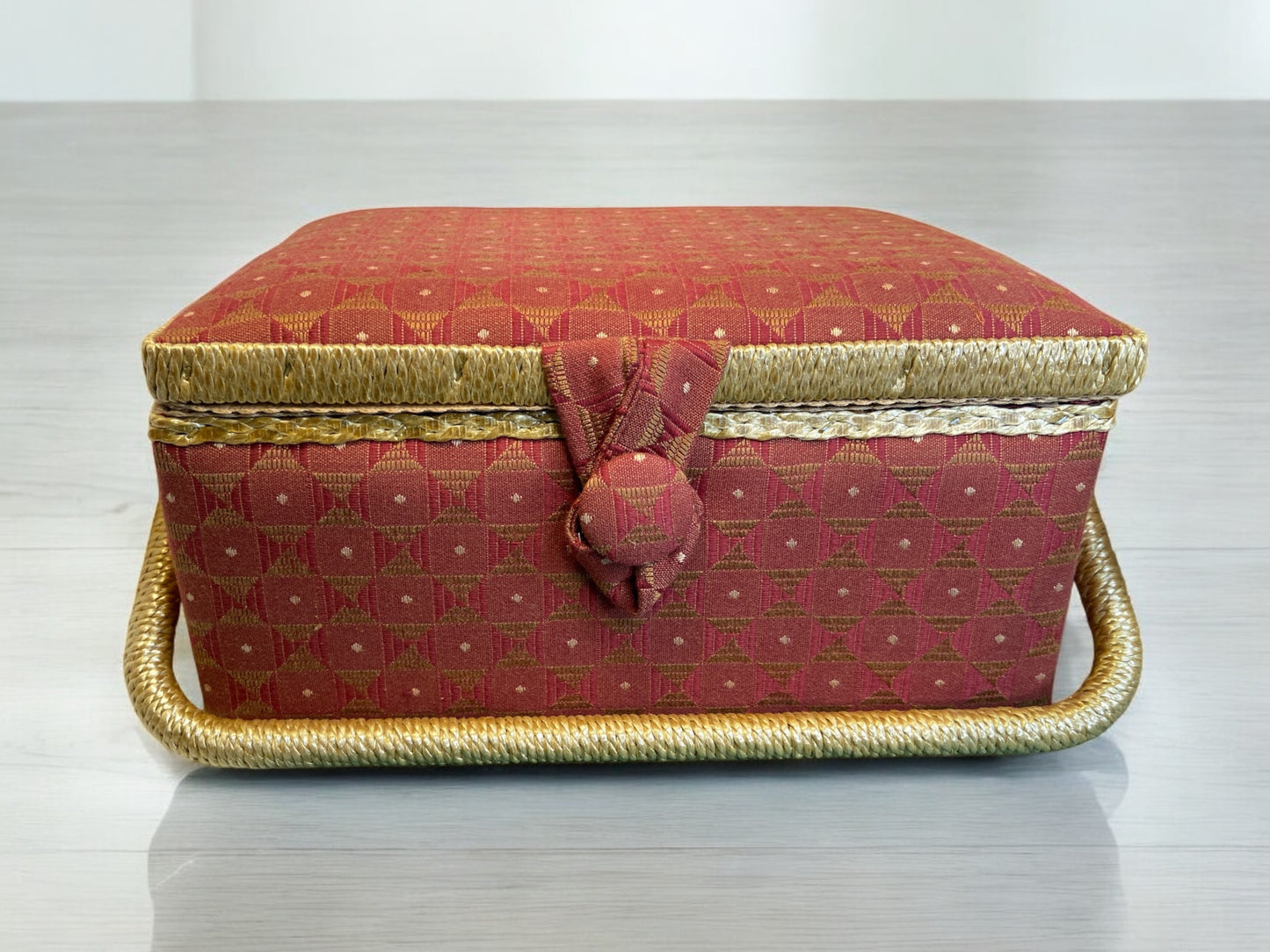 Fabric Covered Sewing Box