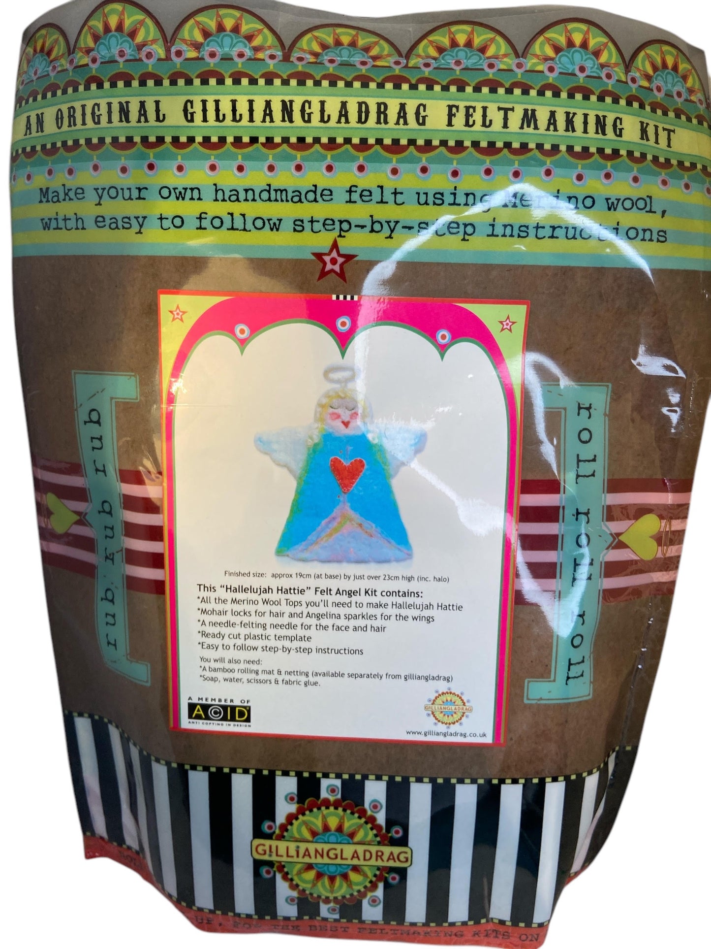 Gilliangladrag "Hallelujah Hattie" Felting Kit