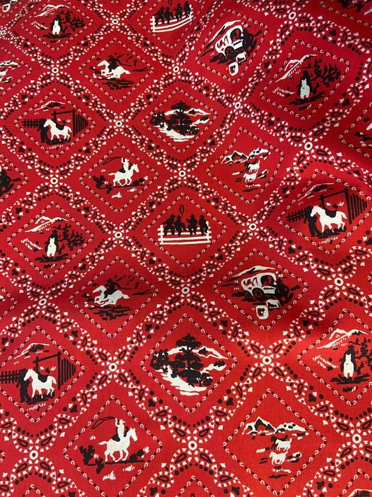 Ride'em Cowboy Fabric by Robert Kaufman