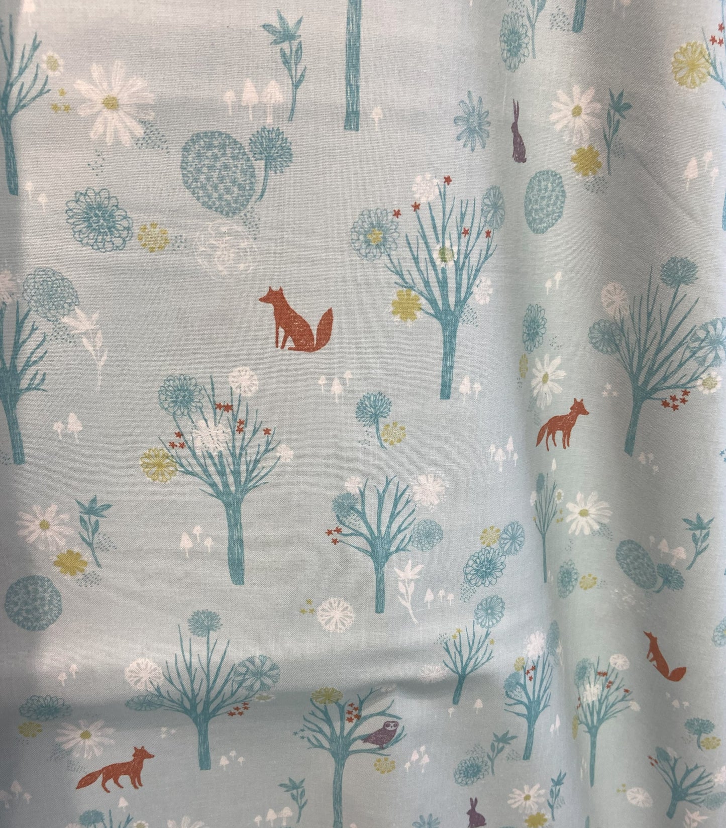 Wildwood Blue Teal Fabric