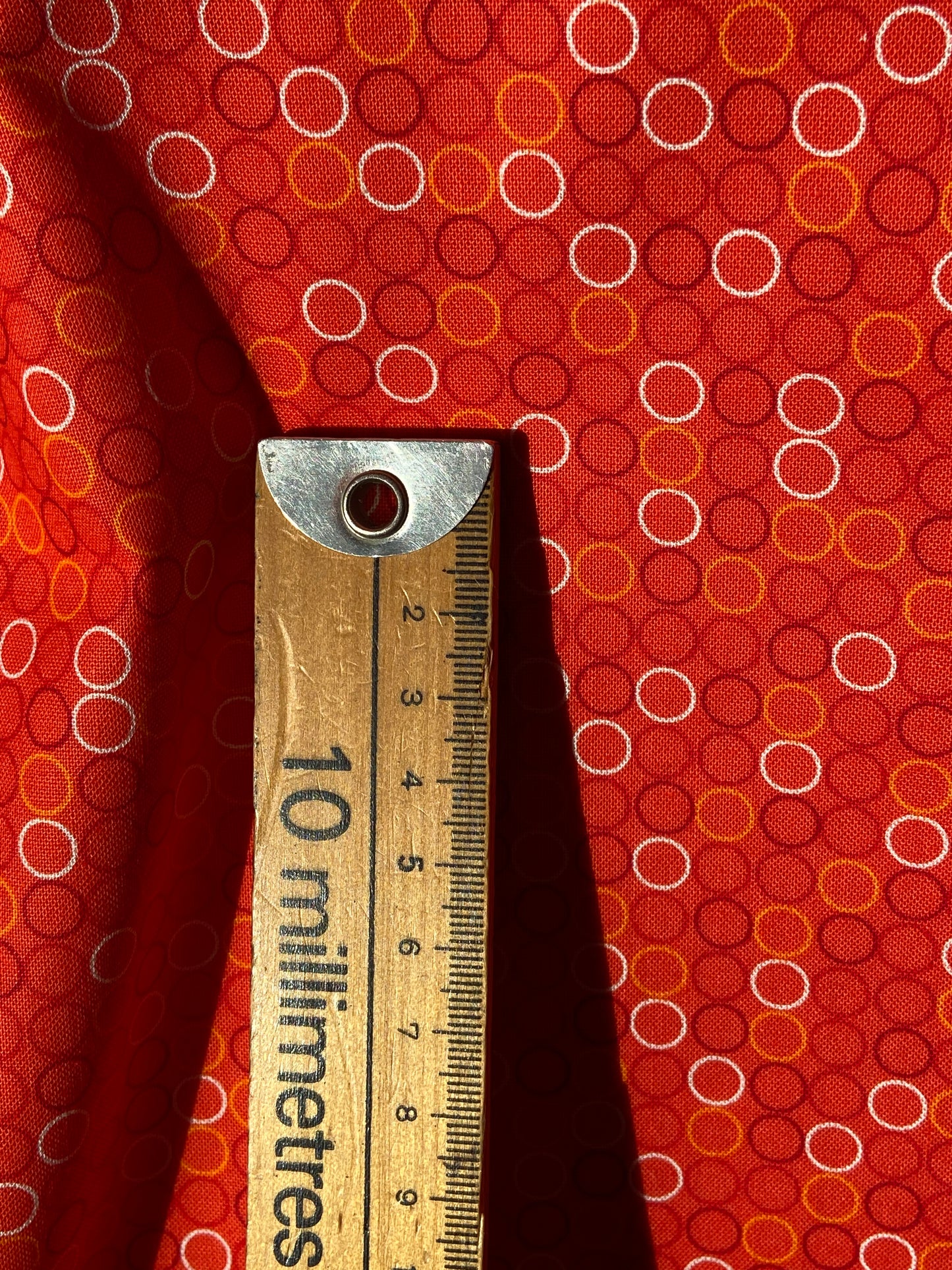 Spot On Fabric in Tangerine Orange