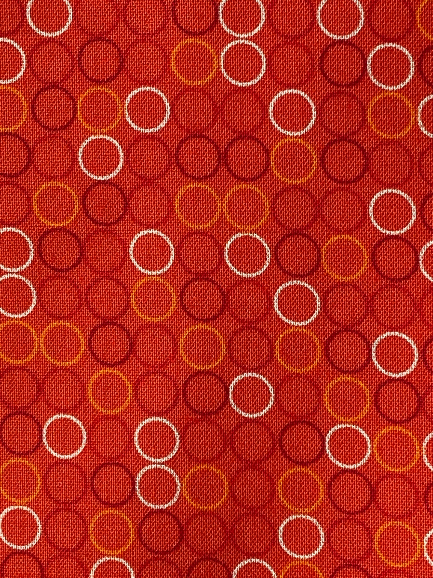 Spot On Fabric in Tangerine Orange