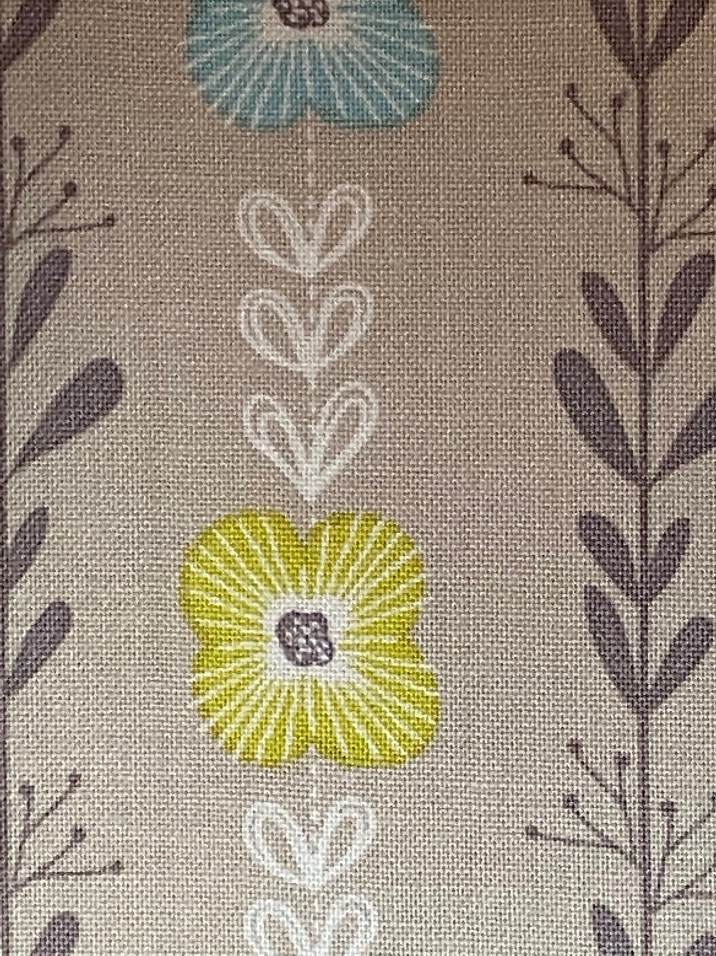 Fly Away - Grey Floral Cotton Fabric