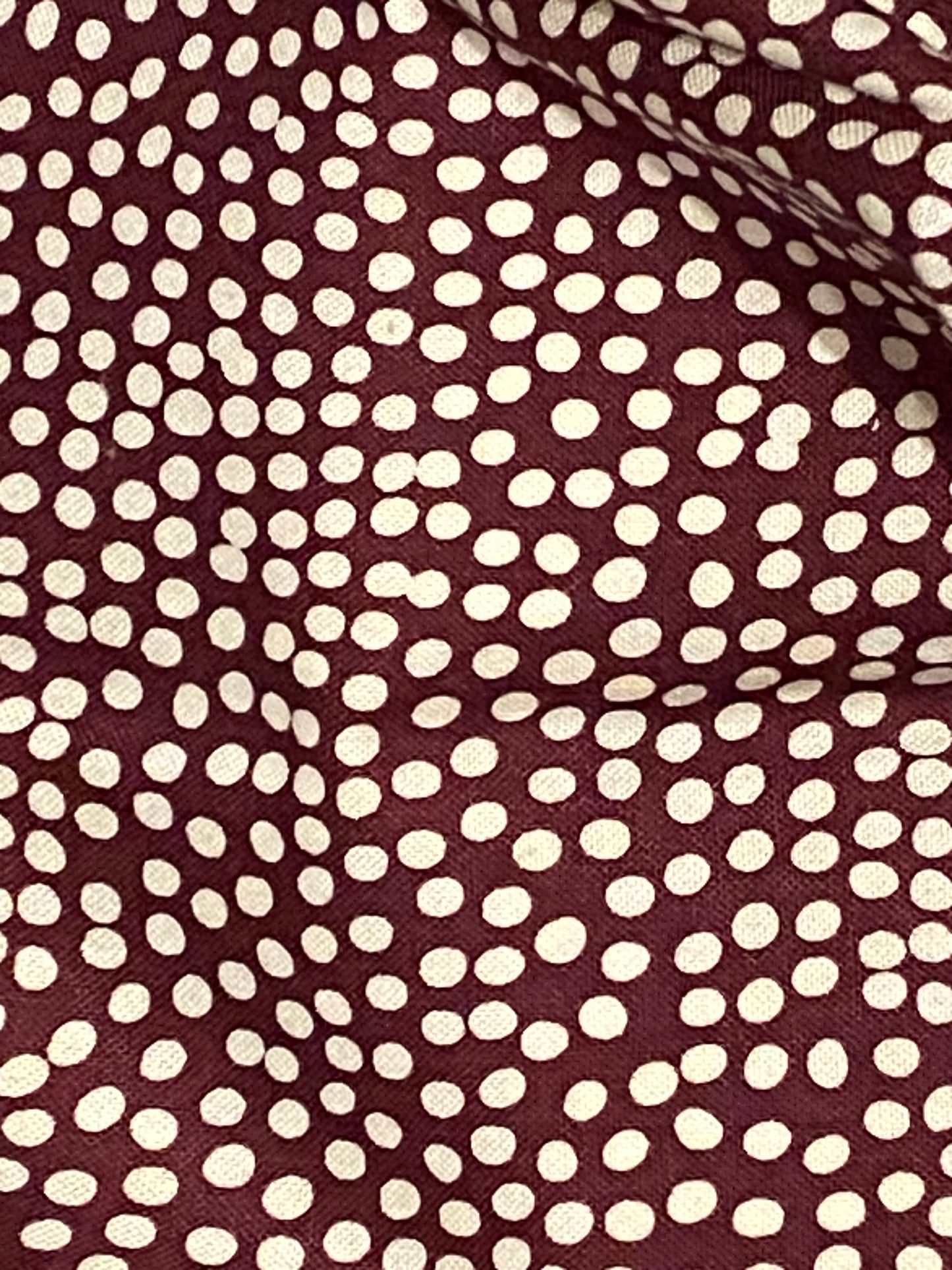 Flurry Print in Wine Red - Fat Quarter