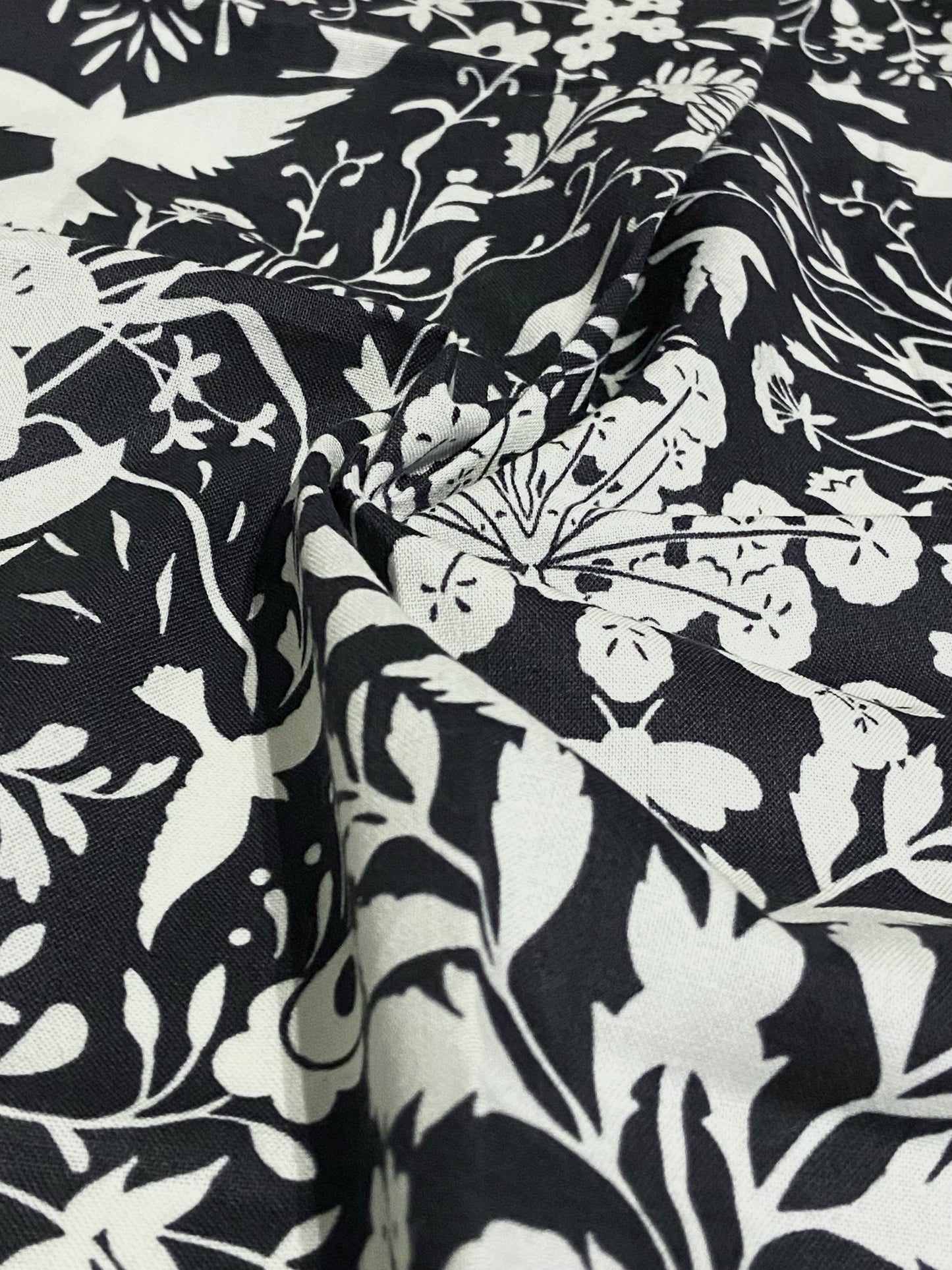 Black and White Print Fabric
