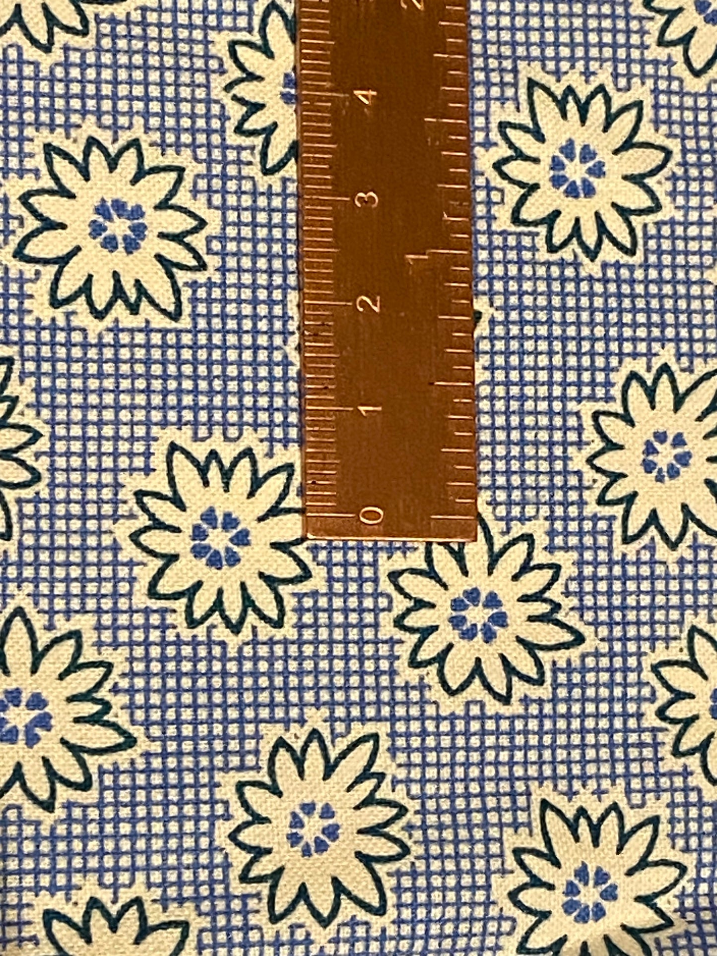 Blue Daisy 1930s 108" Quilt Backs - Fat Quarter