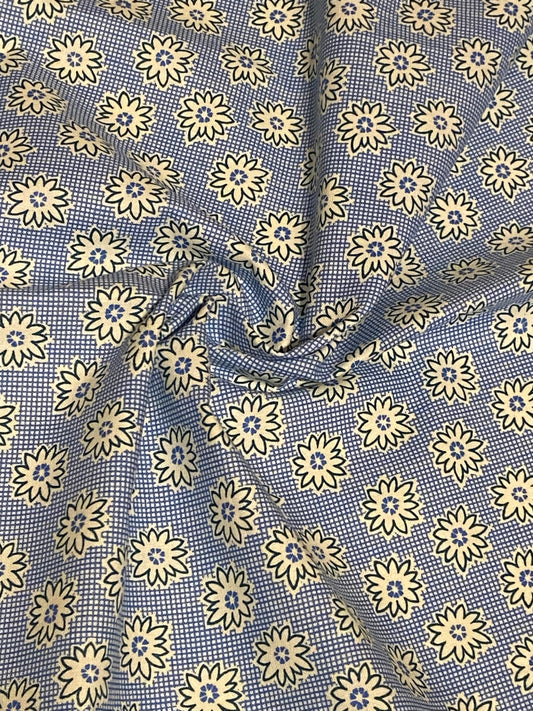 Blue Daisy 1930s 108" Quilt Backs - Fat Quarter